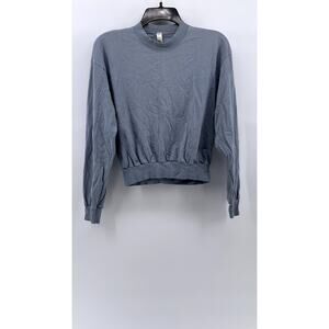 LOS ANGELES APPAREL Women's Gray Classic Crewneck Sweatshirt SZ S